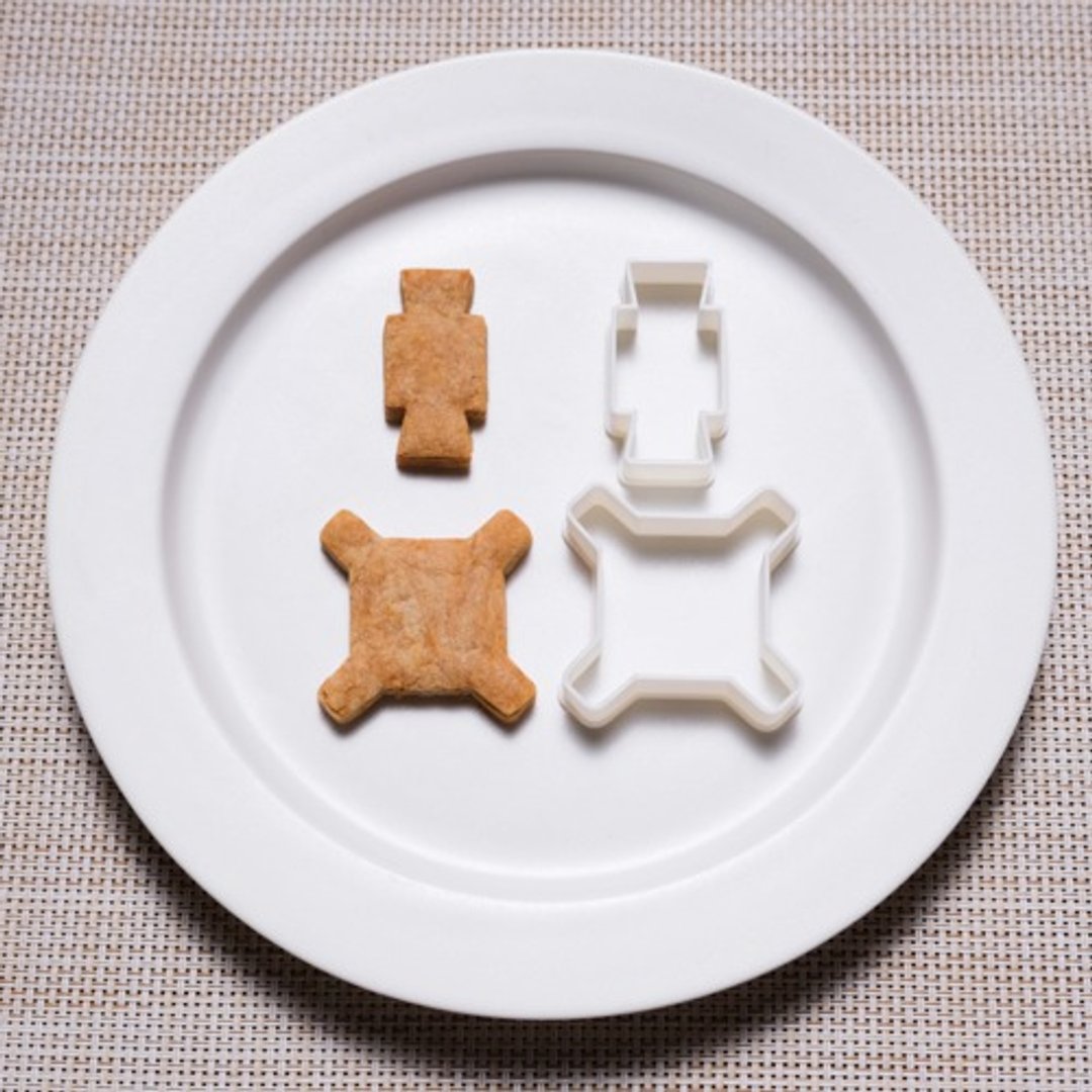 Kofun set A (cookie cutter/cookie cutter) - 厨房用具 - 木头 