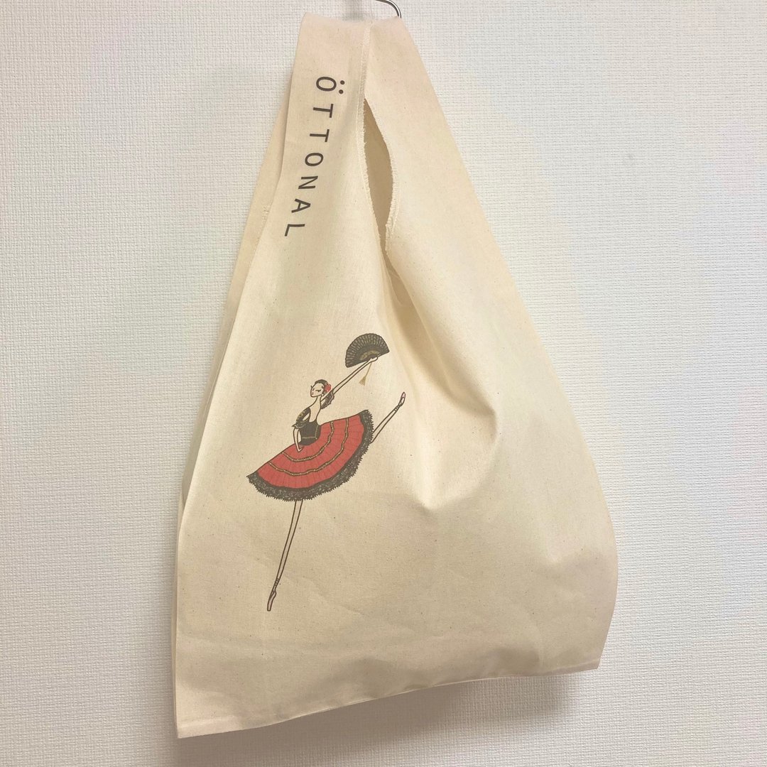 Cotton Marche Bag M size  Kitri - 手提包/手提袋 - 棉 白色