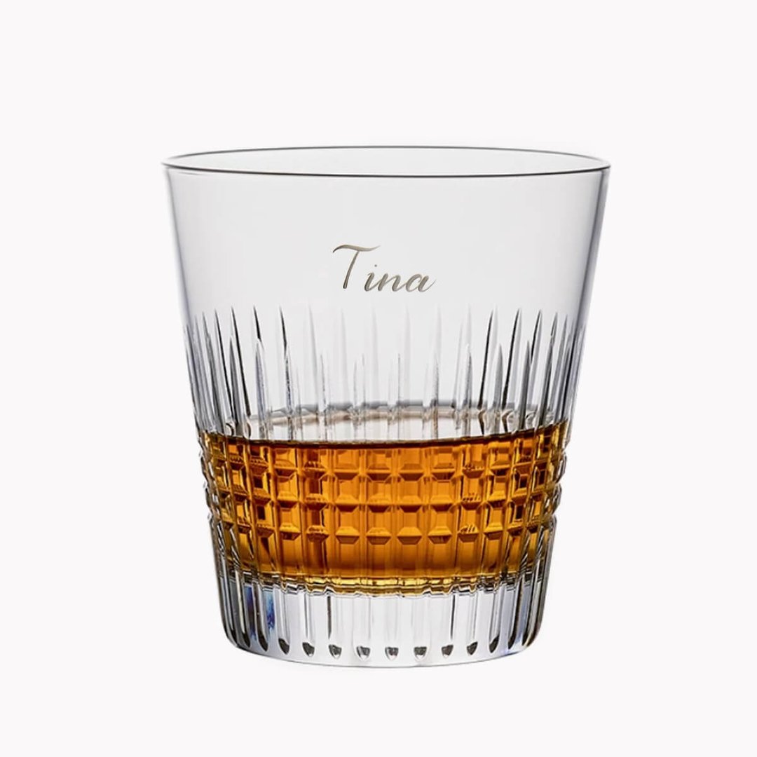 315cc【日本东洋佐佐木】水晶矢纹威士忌杯 - 酒杯/酒器 - 玻璃 透明