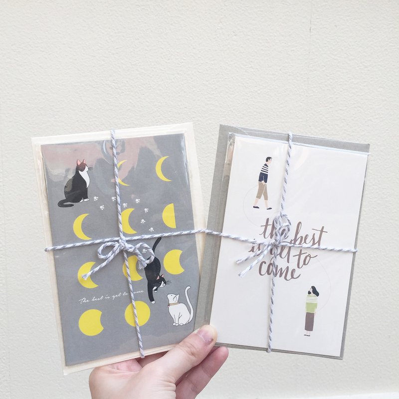 The Best Is Yet To Come card / 最好的最终会来 / 绑绳卡 - 卡片/明信片 - 纸 