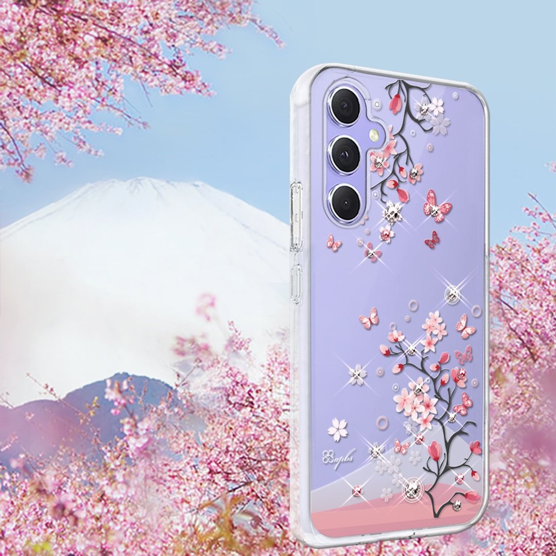 Samsung Galaxy A55/A54/A53/A35 轻薄军规防摔水晶壳-日本樱 - 手机壳/手机套 - 其他材质 多色