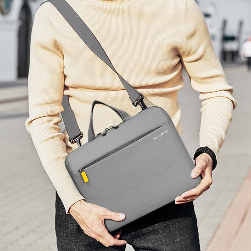 Samsonite DENDI-ICT BP5*001 13寸 /14寸 笔电手提包 - 灰色 - 电脑包 - 聚酯纤维 灰色
