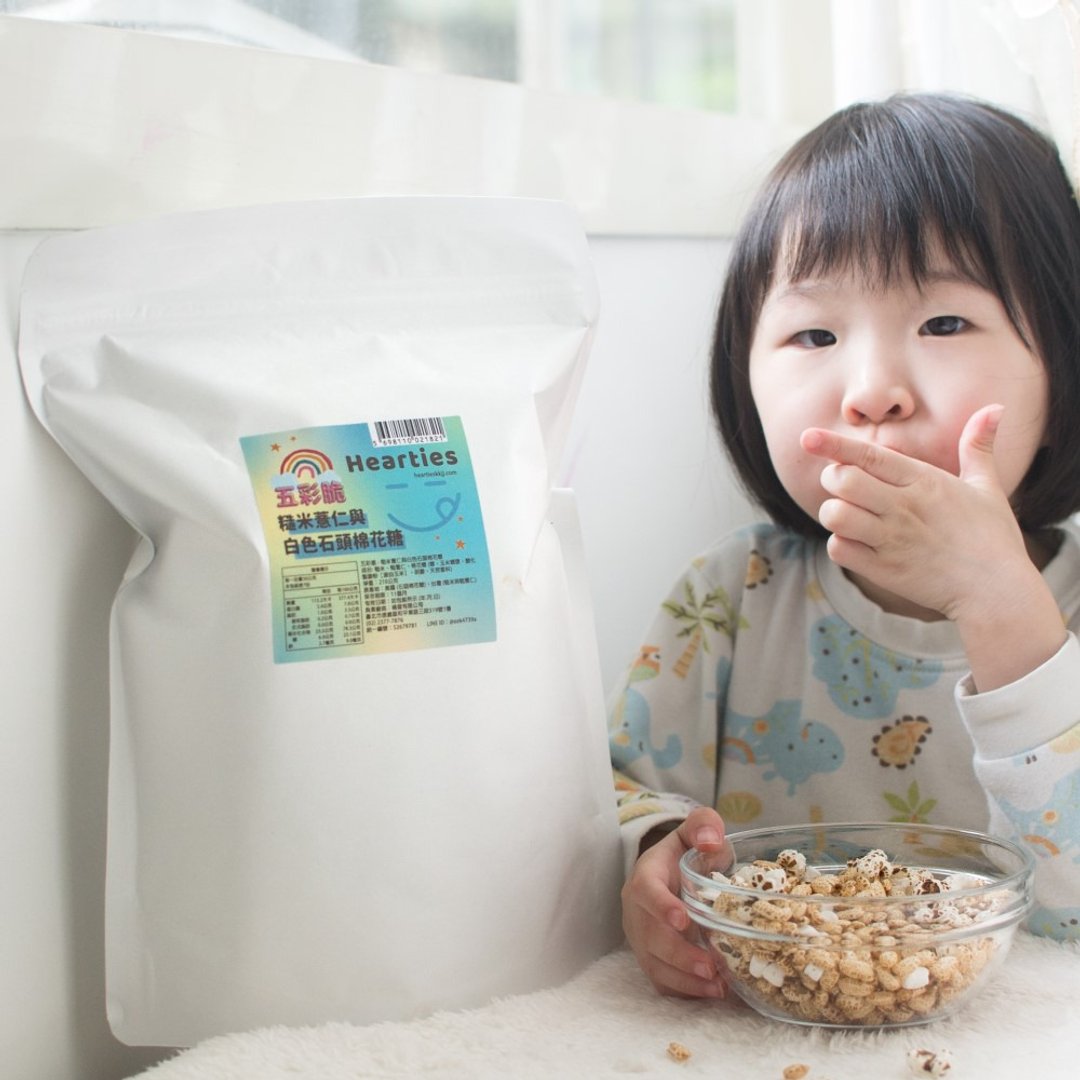五彩脆 白色石头棉花糖与糙米薏仁 210g 微甜选择 育儿麦片 - 零食/点心 - 其他材质 白色