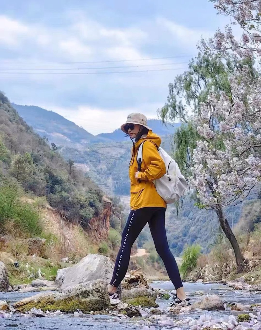 【行山好物】探险防风防晒 登山户外遮阳帽定制 送朋友礼物 - 帽子 - 亚麻 卡其色