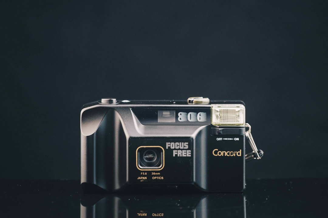 Concord 806 F5.6 38mm focus free #110 #135底片相机 - 相机 - 其他金属 黑色