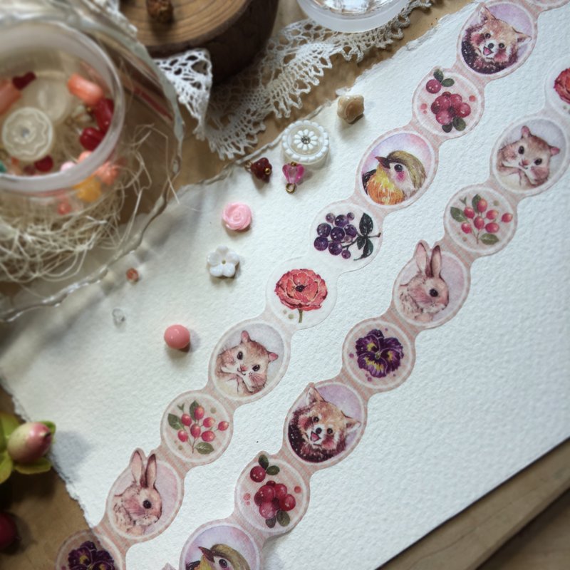 Rabbitoffee Masking Tape (No.3 - Le Portrait) - 纸胶带 - 纸 