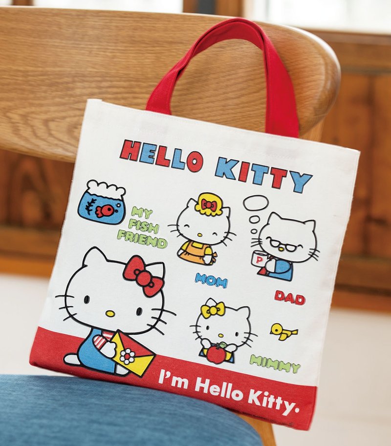 Hello Kitty 复古经典款收藏志 第三期 托特包 - 手提包/手提袋 - 聚酯纤维 白色