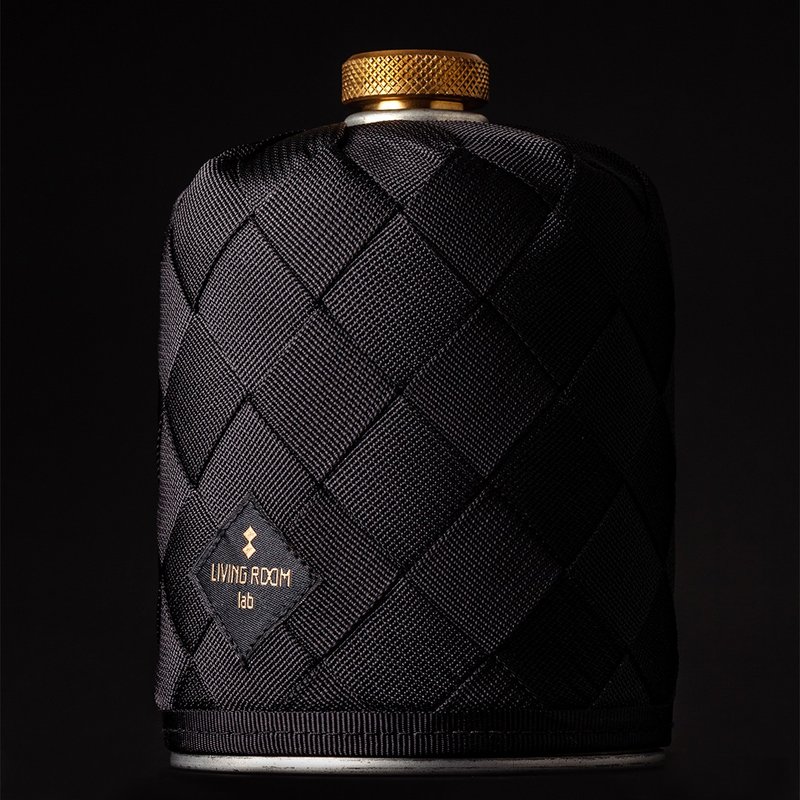 CROWN OD 450 高山瓦斯罐套 手工编织 Molle 喷灯 高山瓦斯 黑化 - 露营用品 - 其他材质 黑色