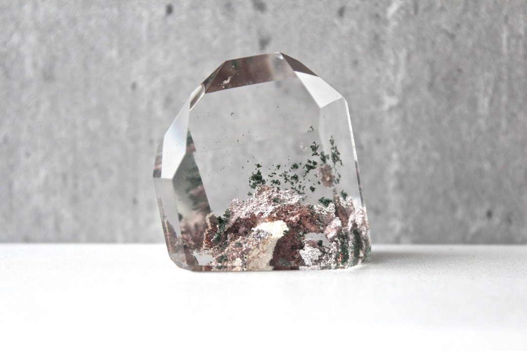 石栽 SHIZAI-共生异象绿藻水晶柱-不含底座 - 摆饰 - 水晶 绿色