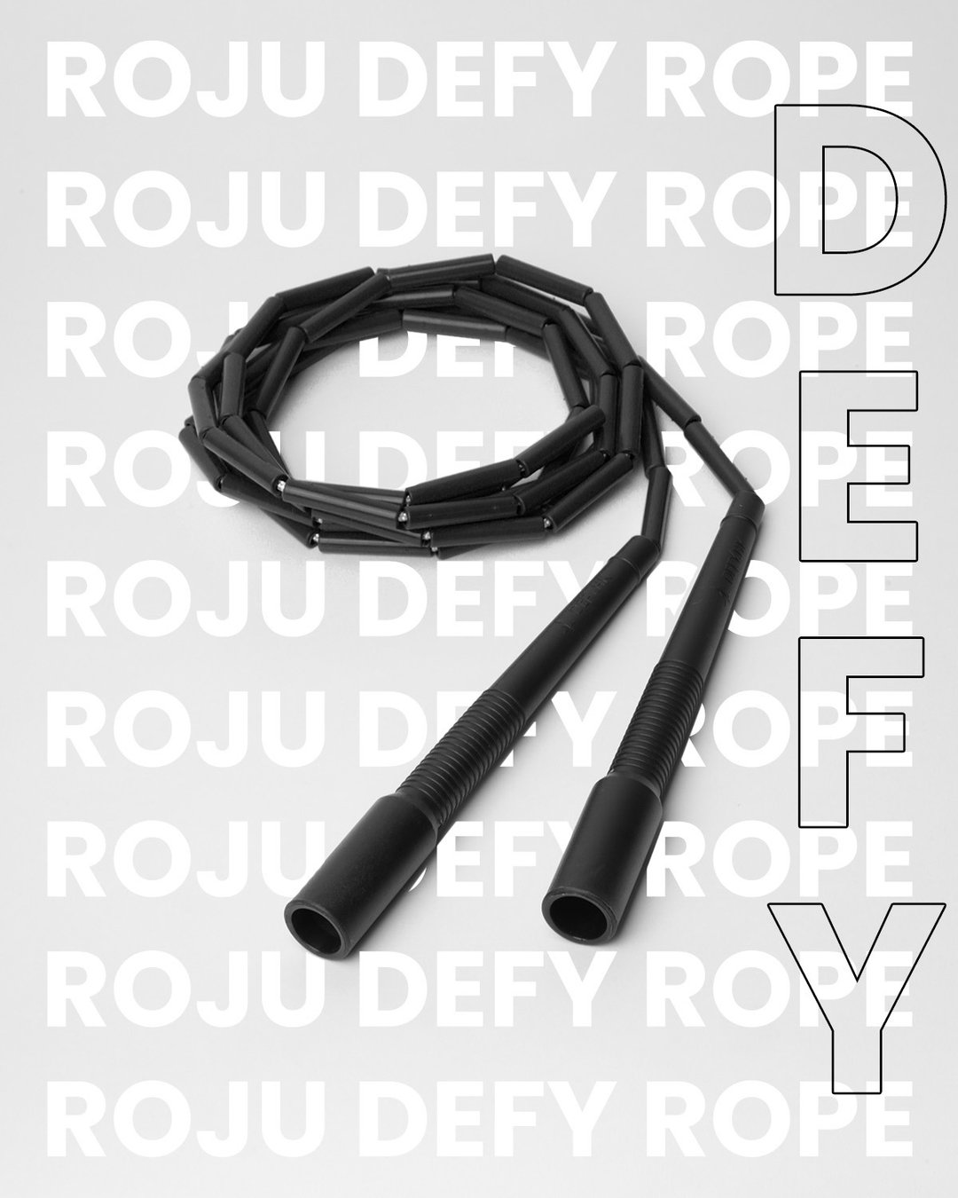 【DEFY】跳绳 节拍绳 拍子绳 3米 (重拍-黑) - 运动/健身用品 - 塑料 黑色