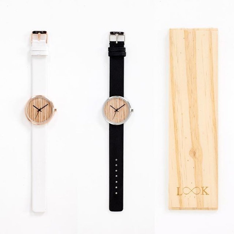 手工枫木手表(任选) - 女表 - 木头 黑色