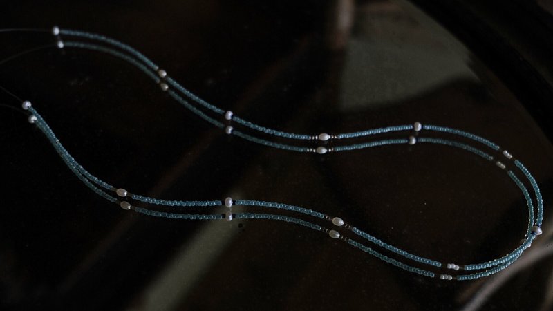 专属Meng卖场 / 3way 玻璃珠 淡水珍珠 多用途 口罩链 - 口罩 - 玻璃 