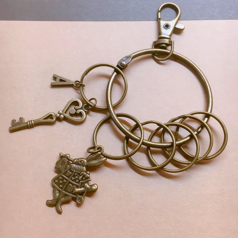 5.5CM 小版-小管家钥匙圈KEYRING - 钥匙链/钥匙包 - 其他金属 卡其色