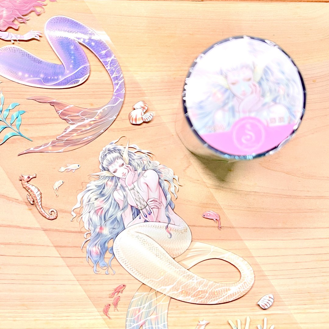 海妖 2　Siren 2　纸胶带 Masking Tape - 纸胶带 - 塑料 多色