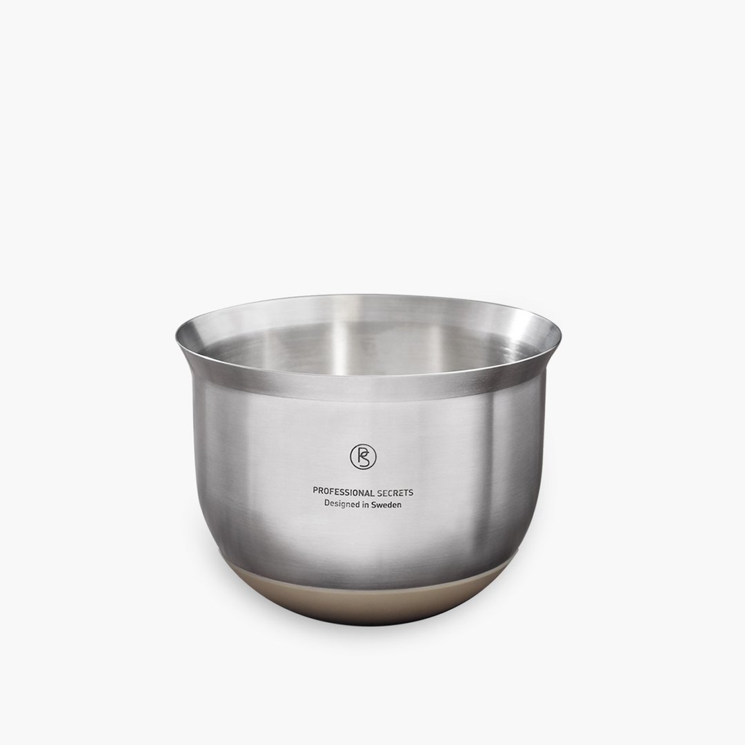 瑞典主厨秘密  调理盆 不锈钢 硅胶底 1.2L - 厨房用具 - 不锈钢 银色
