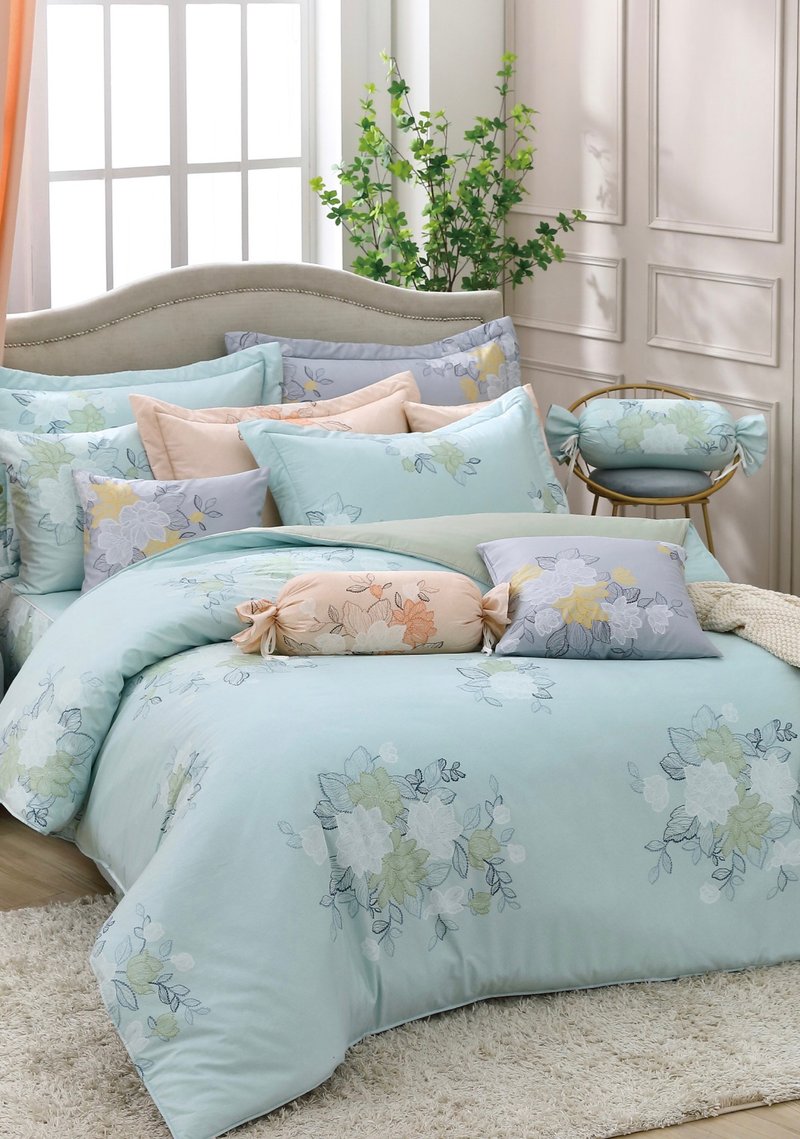 【R895 清新小品】100% 40支精梳棉 两用被 - 寝具 - 棉．麻 多色