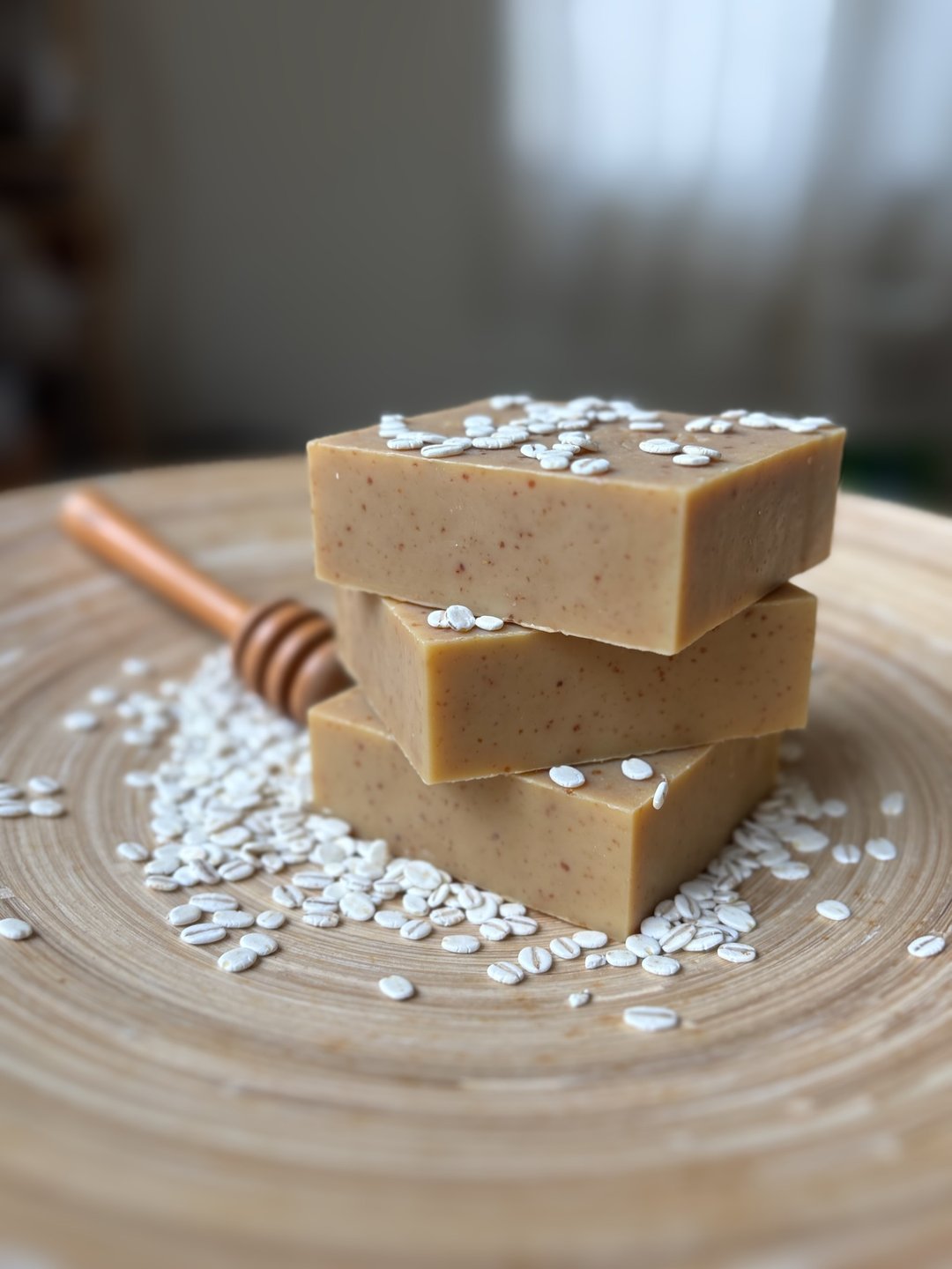 蜂蜜燕麦豆浆皂 / Honey, Oats & Soy Milk Soap - 肥皂/手工皂 - 其他材质 卡其色