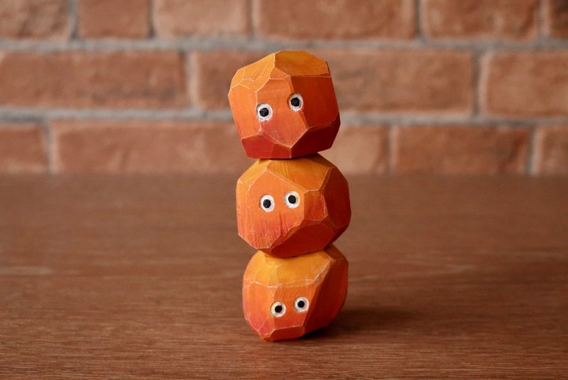 Fire Totem - 玩偶/公仔 - 木头 橘色