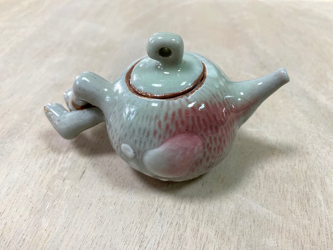 壶-小茶壶3 - 茶具/茶杯 - 陶 咖啡色