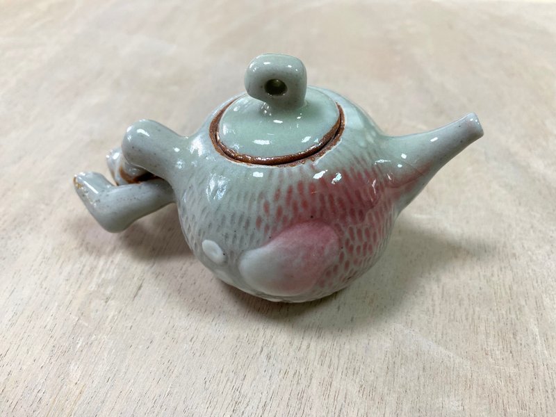 壶-小茶壶3 - 茶具/茶杯 - 陶 咖啡色