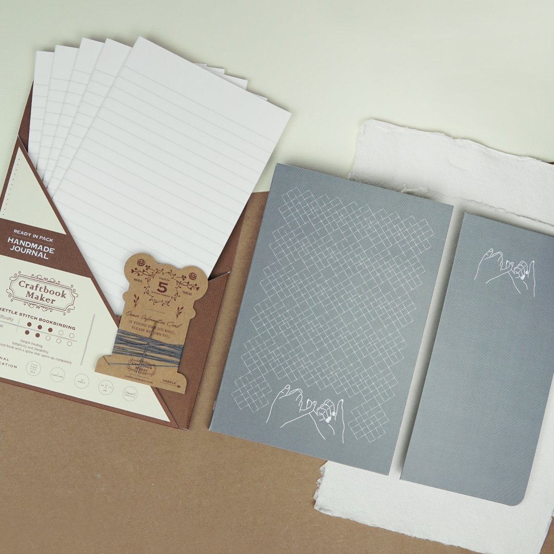 承诺 - 工艺书 - 手作缝制小手帐套装 - Bookbinding kit - 木工/竹艺/纸艺 - 纸 