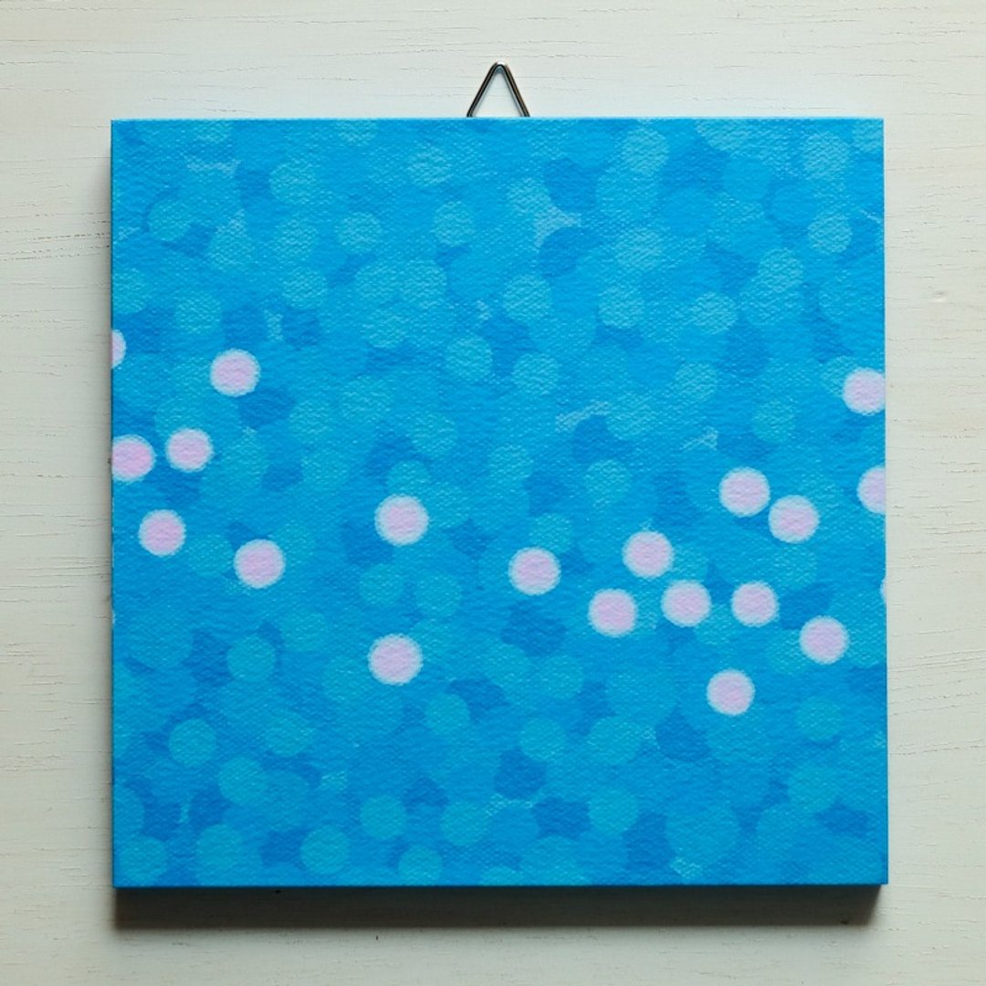 Art panel No.7 / Fragment of memory - 海报/装饰画/版画 - 纸 蓝色
