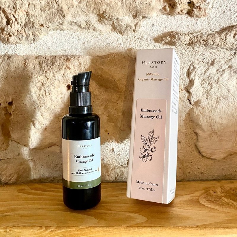 【HERSTORY】温柔拥抱・按摩精华 Embrassade Massage Oil - 50ml - 香薰/精油/线香 - 精油 多色