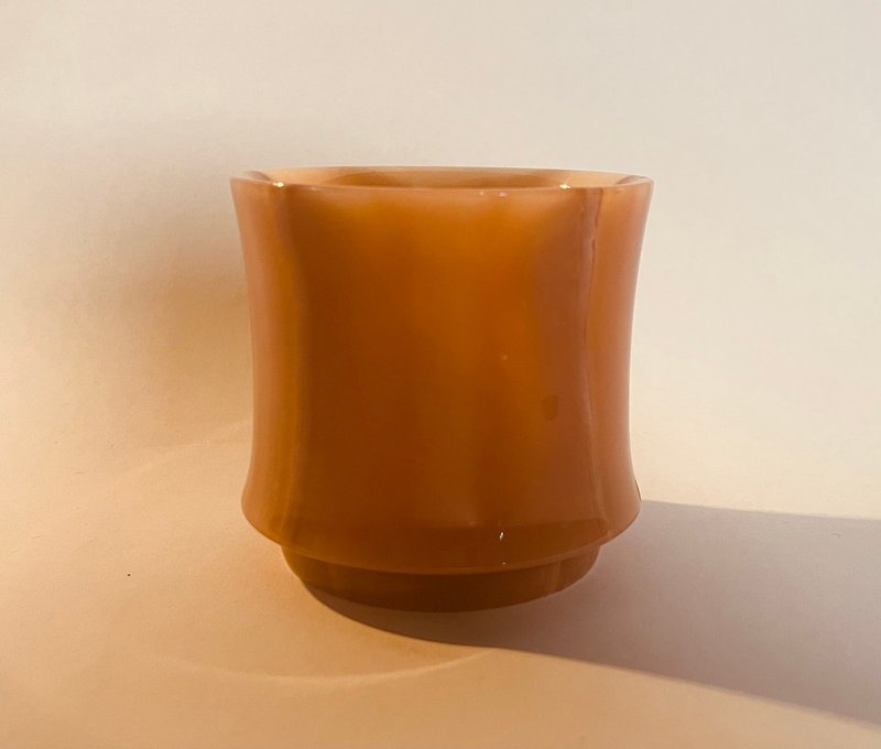 升爵 - 玉石威士忌杯 - 酒杯/酒器 - 玉石 橘色