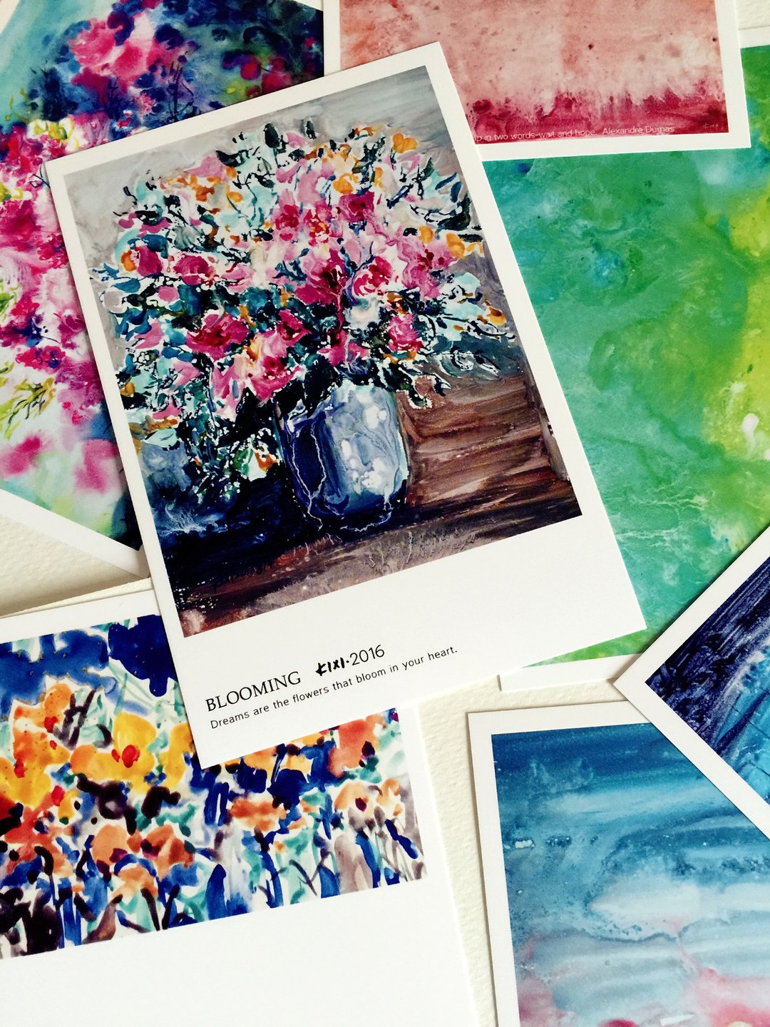 明信片 Postcard  水彩画 Flower Painting Watercolor - 卡片/明信片 - 纸 