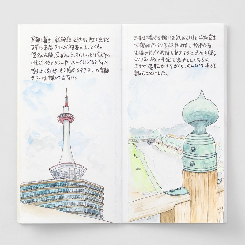 Traveler's Notebook 补充包 水彩纸 027 - 笔记本/手帐 - 纸 多色