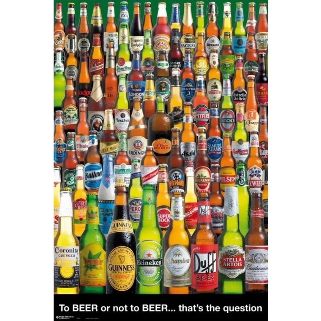 来瓶啤酒吗? To Beer Or Not To Beer  全世界啤酒 进口海报 - 海报/装饰画/版画 - 其他材质 多色