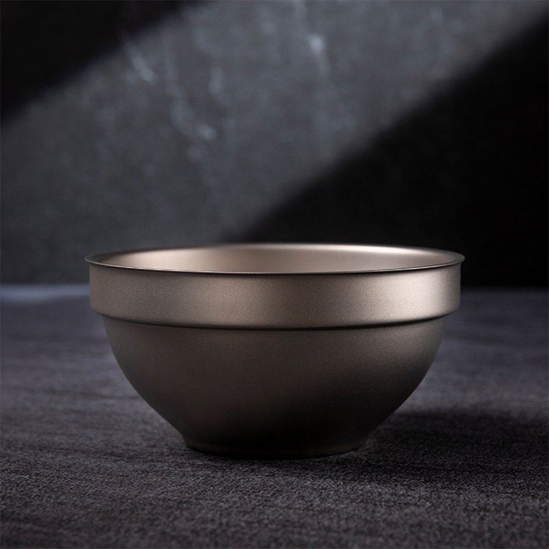 【Refine】纯钛双层隔热碗 - 碗 - 其他金属 银色