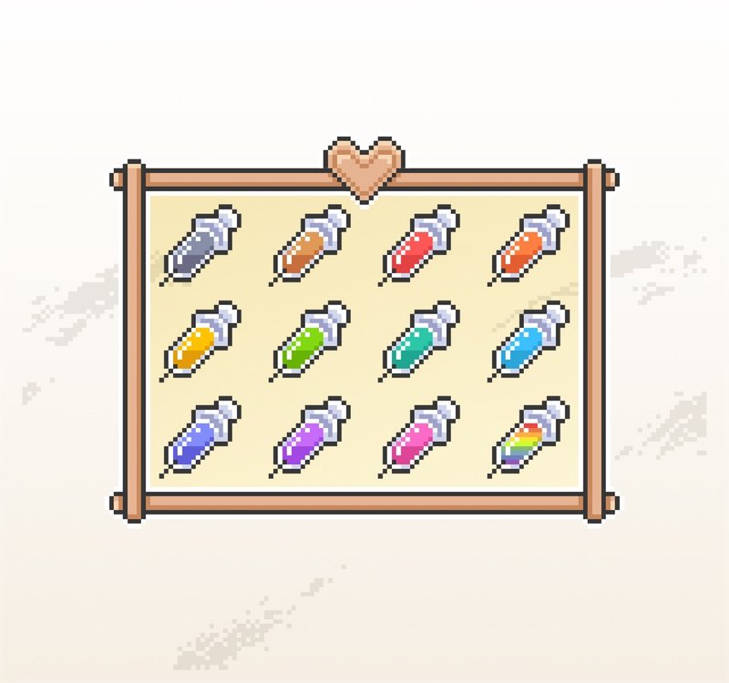 Twitch订阅者徽章及小奇点徽章/忠诚徽章/像素风/针筒注射器 - Logo 设计/图案设计 - 其他材质 