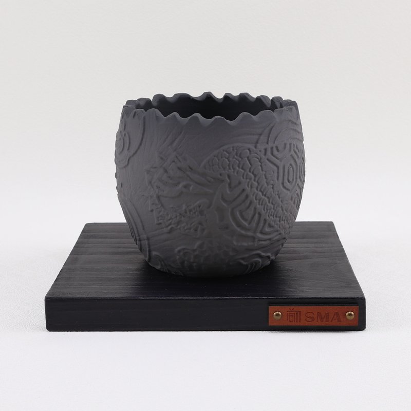 圣兽-四象。玄武/水泥盆/适合-块根/多肉植物/仙人掌 - 植栽/盆栽 - 水泥 