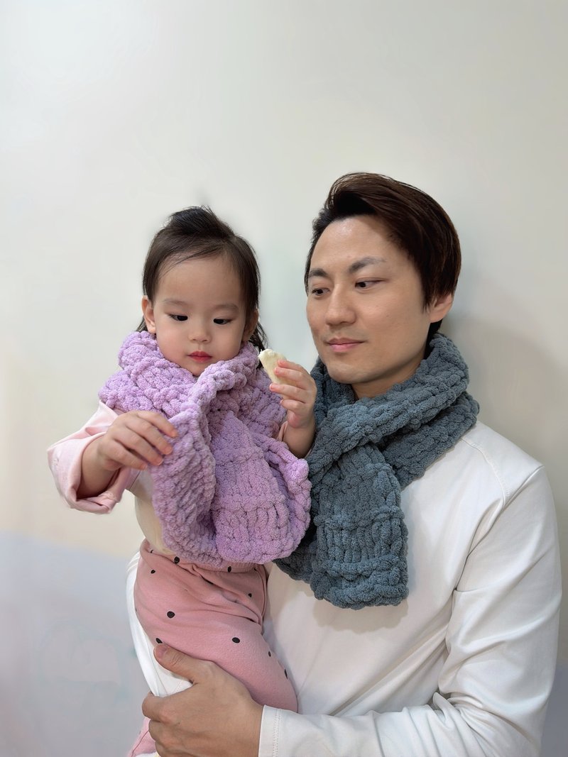 甜甜圈围脖 - 围巾/披肩 - 其他材质 紫色