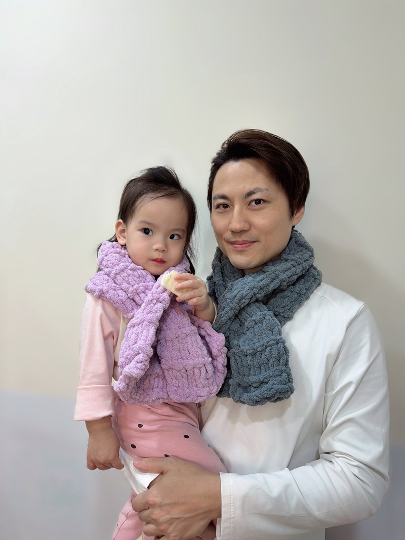 甜甜圈围脖 - 围巾/披肩 - 其他材质 紫色