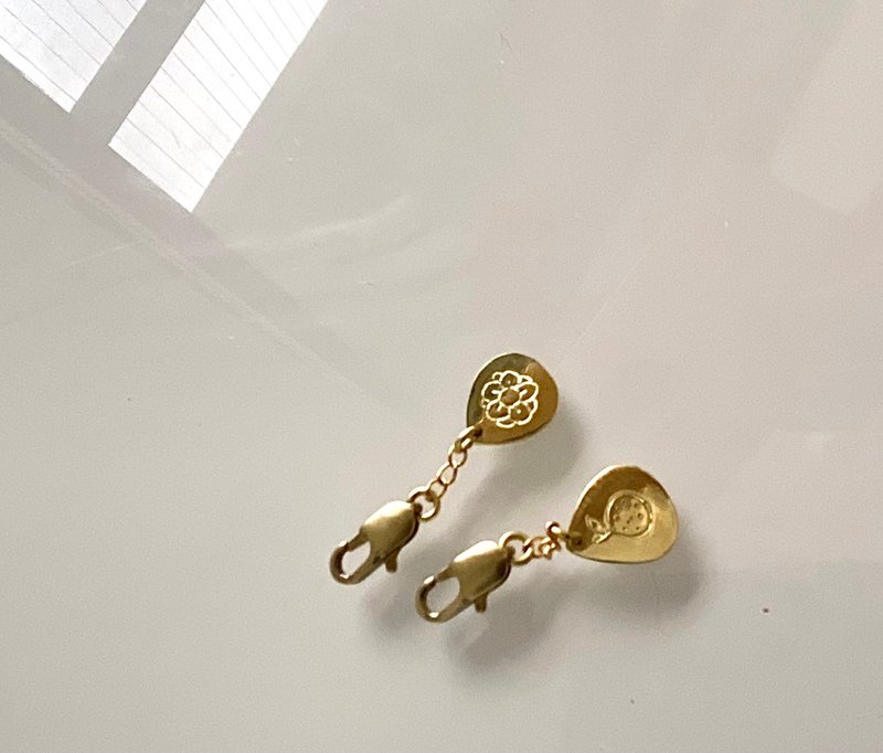 加购品-极轻宠物迷你牌 - 项圈/牵绳 - 铜/黄铜 金色