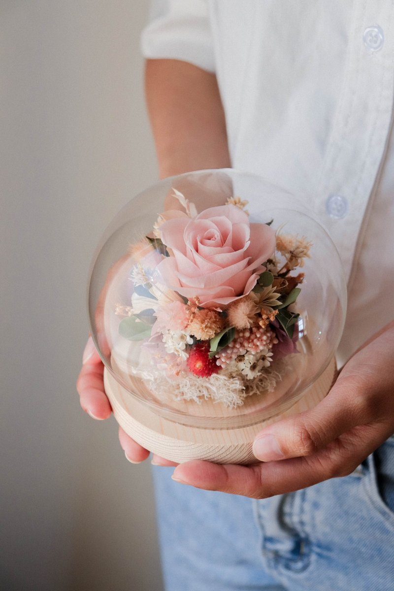 | 手作DIY | - 永生花玻璃球材料包  手作 DIY 干燥花 - 其他 - 植物．花 多色