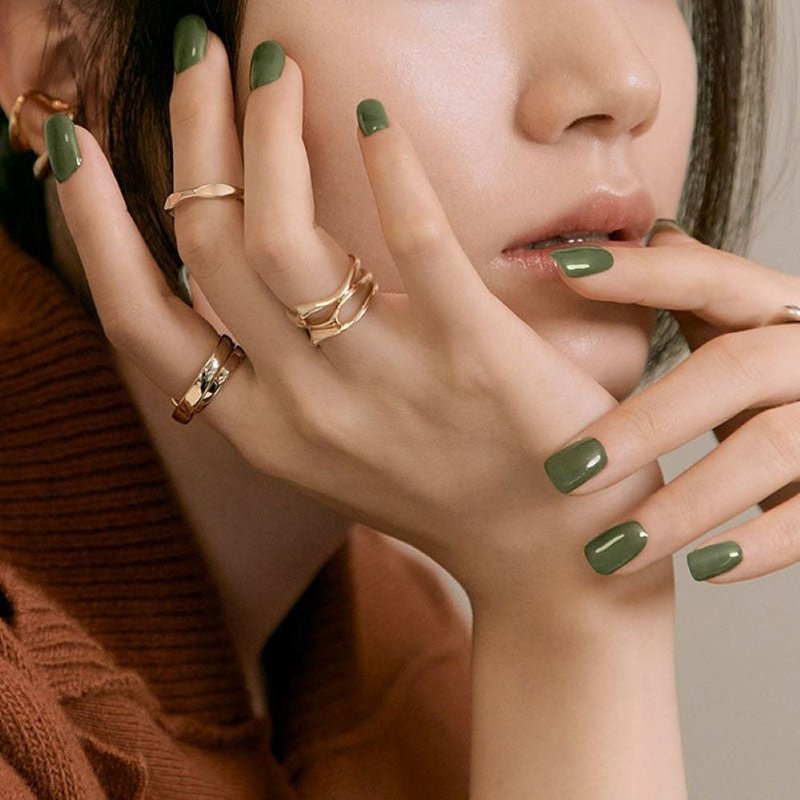 Ohora N Cream Moss NB-070 - 指甲油/指甲贴 - 其他材质 绿色