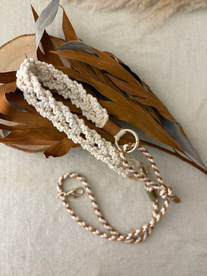 织结手机背带/macrame phone strap - 挂绳/吊绳 - 棉．麻 