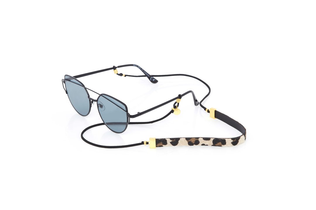 Leoapard Lady Gold Sunglasses Chain - Sunglasses Chain - 其他 - 真皮 