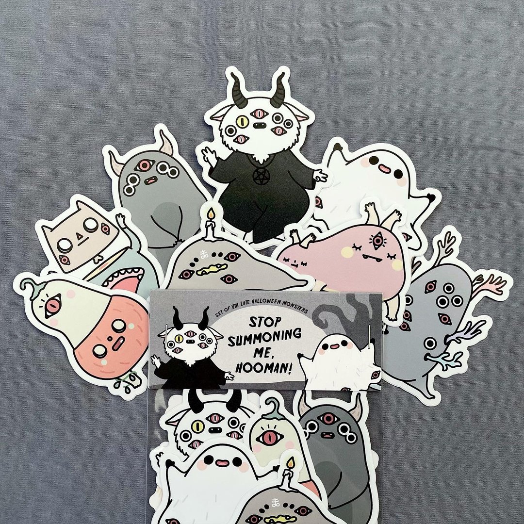 贴纸组 Stop Summoning Me, Hooman - 贴纸 - 防水材质 多色