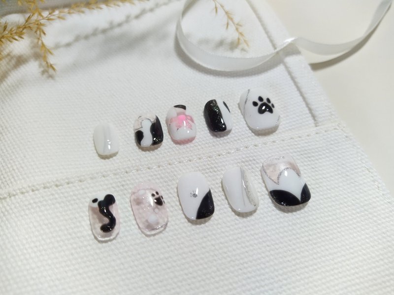 奔驰猫 绣线穿戴甲 - 其他 - 其他材质 白色