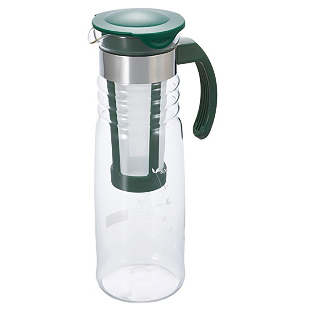 HARIO 深绿苗冷泡茶壶1200ml/HCC-12DG - 茶具/茶杯 - 玻璃 透明