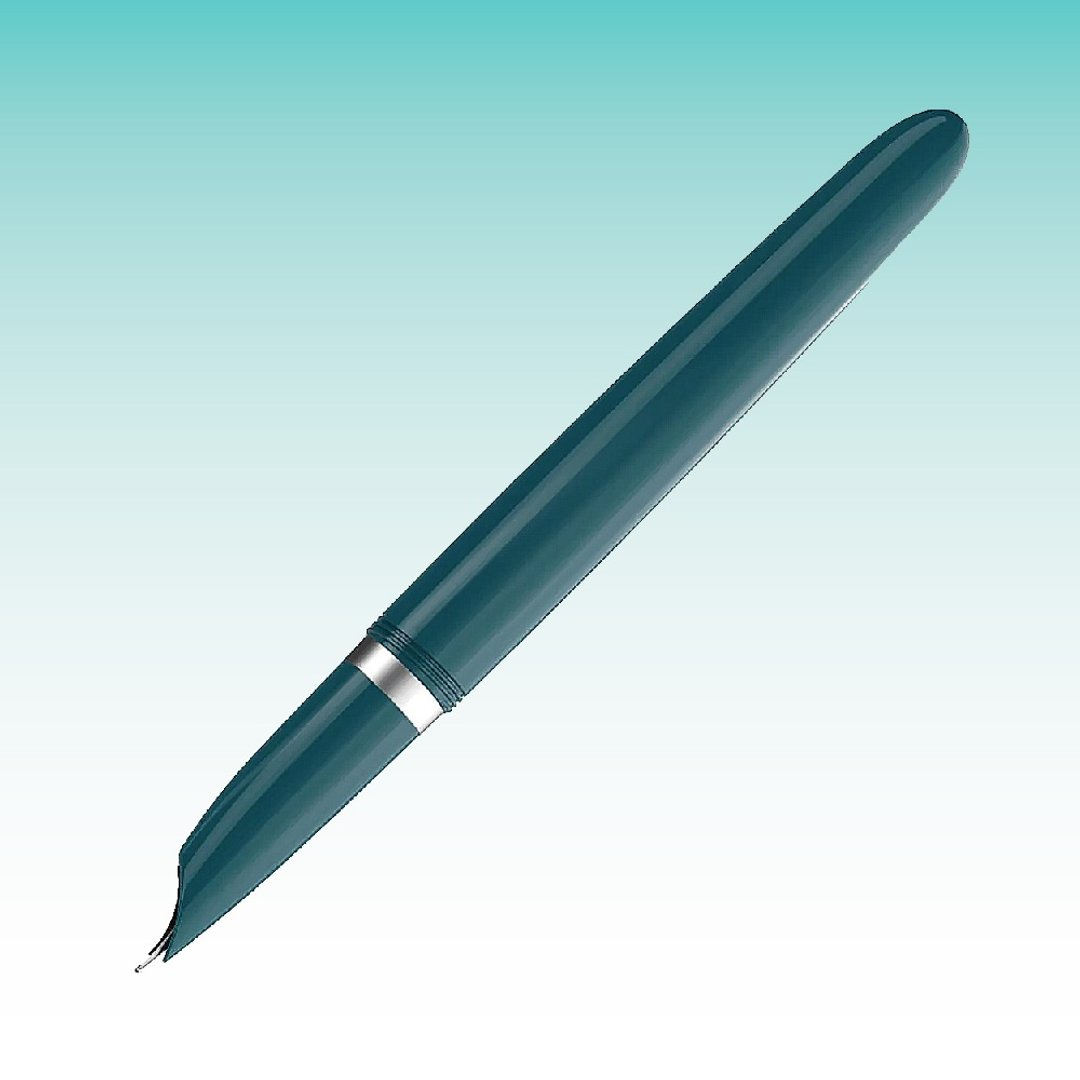 Parker 派克51复刻版 绿杆 不透钢尖 钢笔 免费刻字 - 钢笔 - 其他金属 绿色