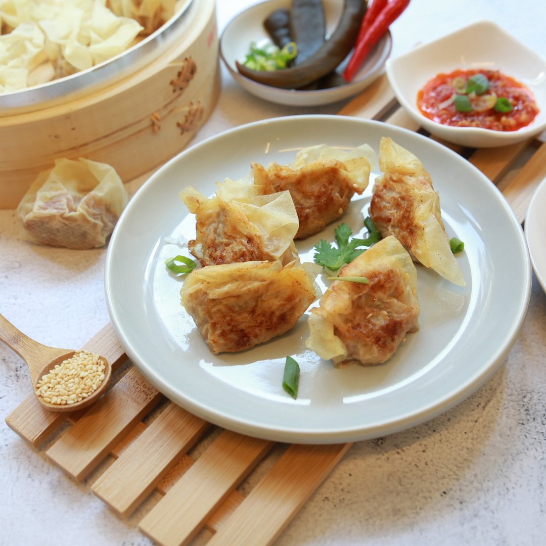 【巨鸟胃七七团购专属】 - 剥皮辣椒千张饺1盒 - 熟食小吃 - 新鲜食材 白色