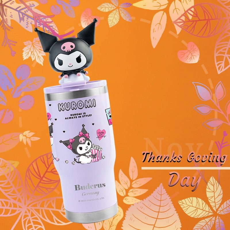 【德国Buderus】三丽鸥陶瓷冰霸杯 710ml-酷洛米 - 保温瓶/保温杯 - 不锈钢 白色