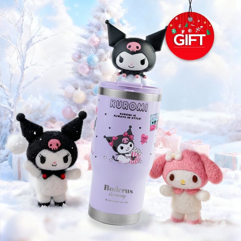 圣诞加码送造型吸管套_Buderus三丽鸥公仔冰霸杯_酷洛米 - 保温瓶/保温杯 - 不锈钢 白色