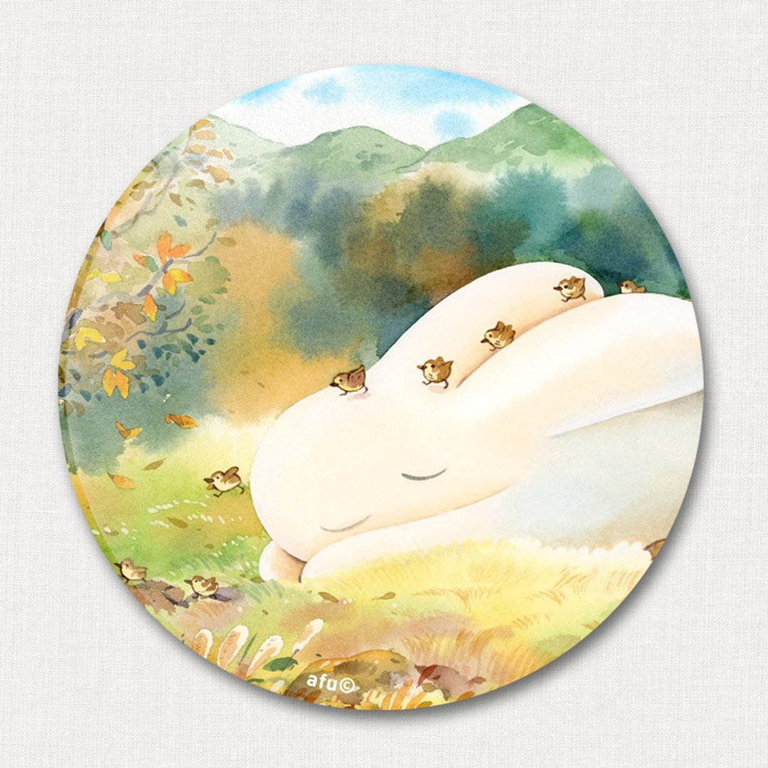 afu陶瓷吸水杯垫-温暖的阳光 - 杯垫 - 陶 