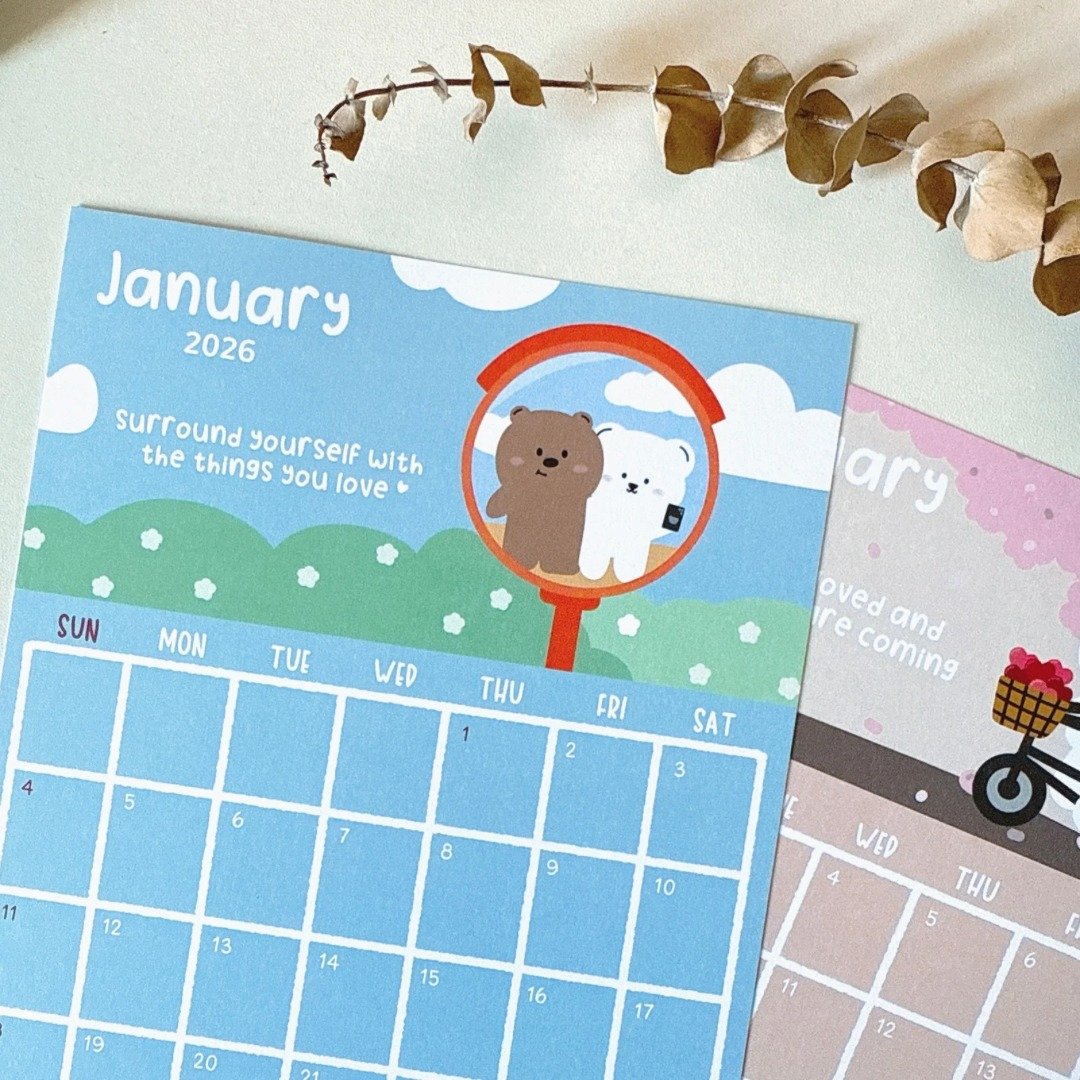 _smallthings 2026 Monthly Calendar  月历 手帐 行事历 - 年历/台历 - 纸 多色